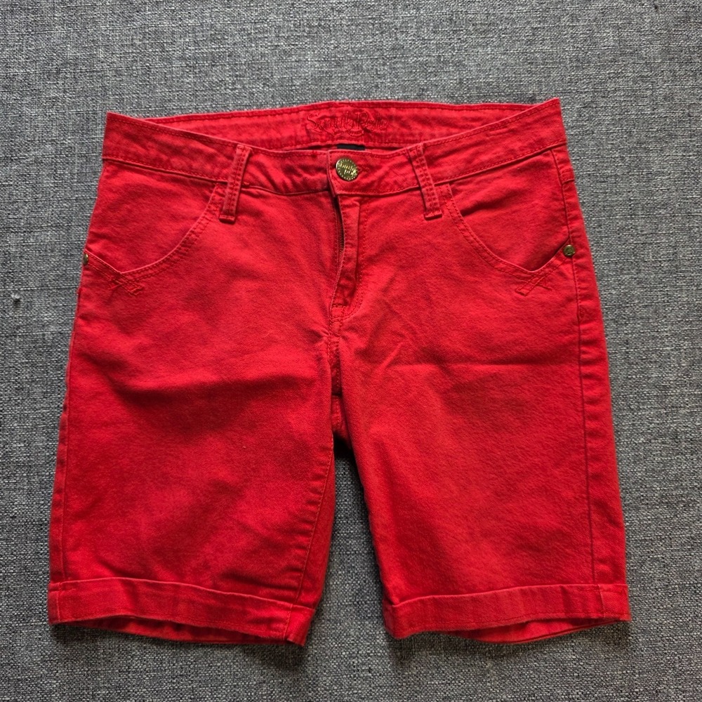 South Pole Shorts Girls Red Size 9 Embriodered Pockets